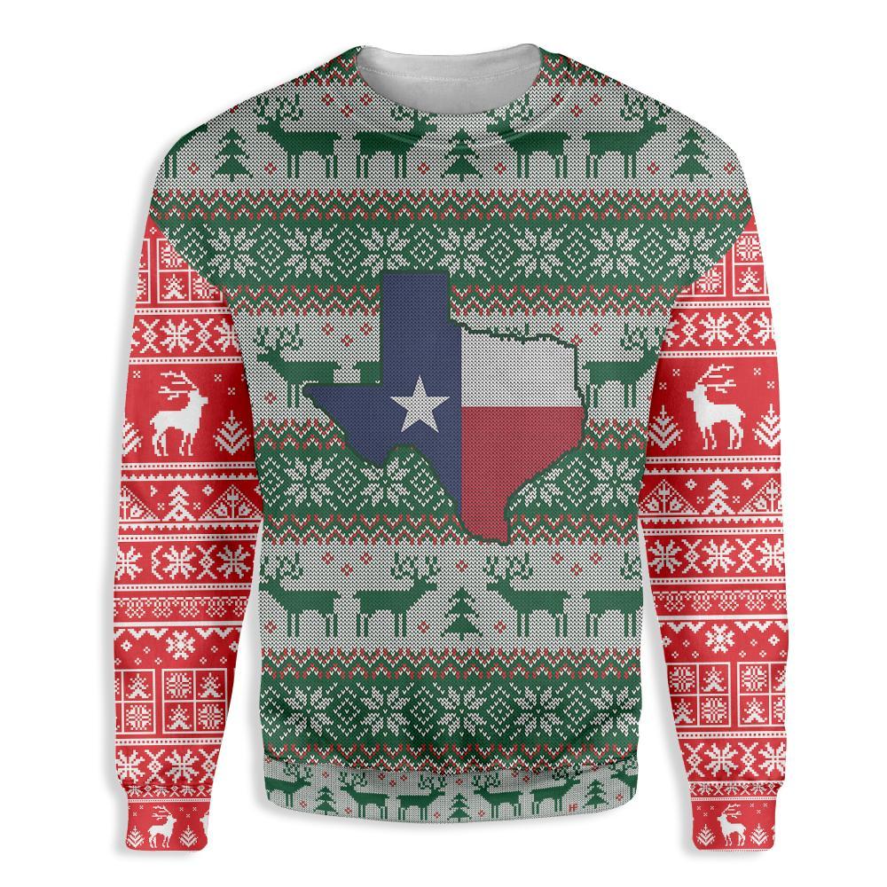 Texas Christmas Ugly Christmas Sweater | For Men & Women | Adult | Us5448