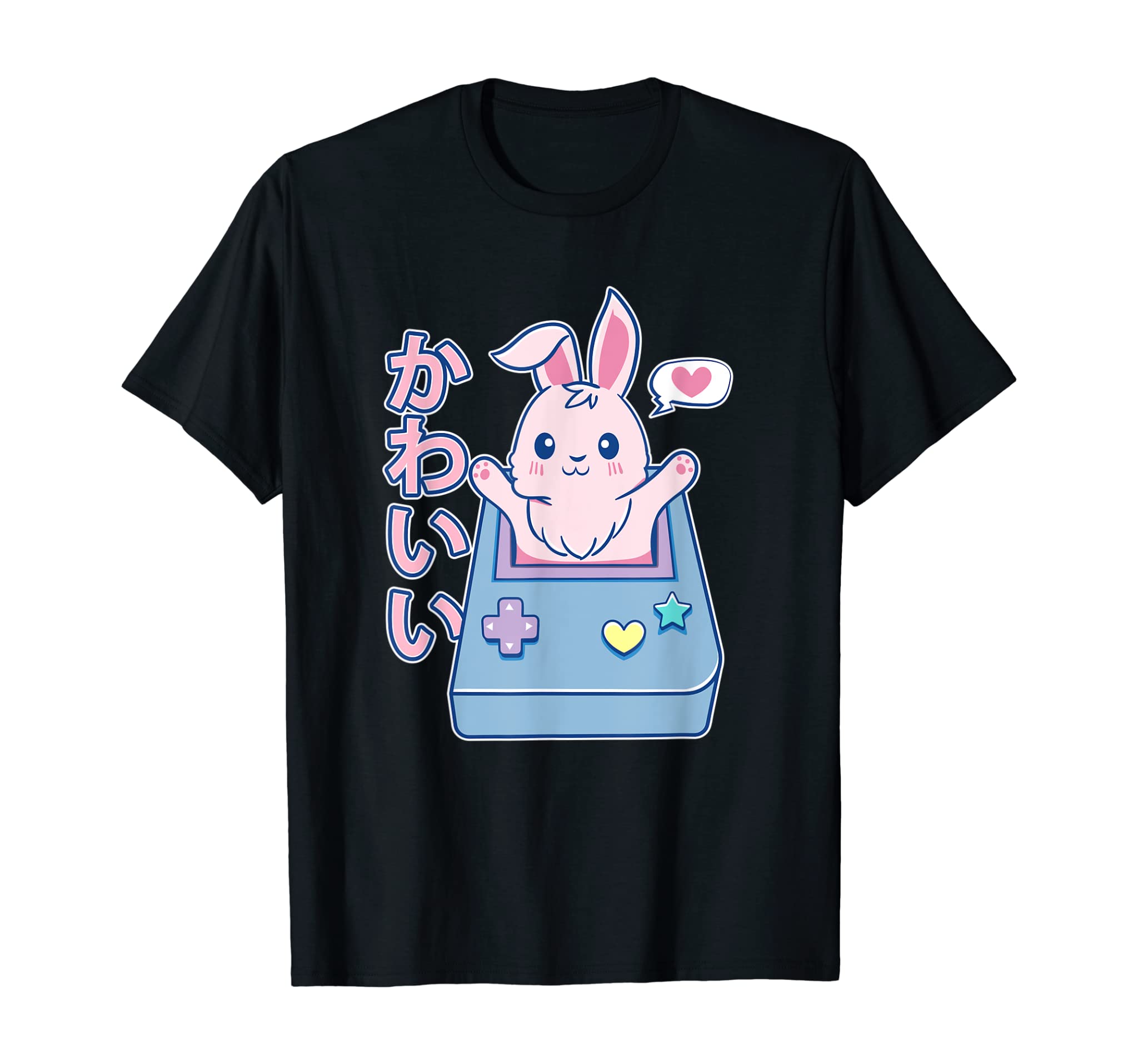 Kawaii Gamer Bunny – Rabbit Pastel Cute T-Shirt