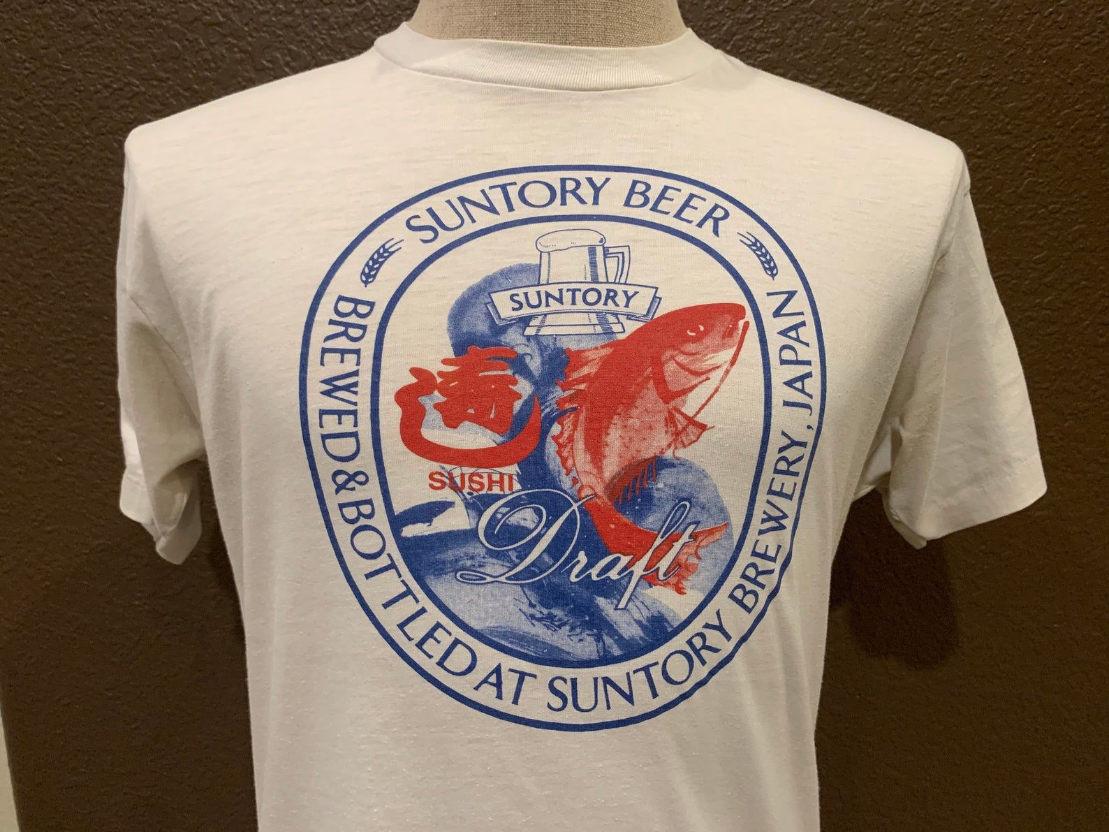 Vtg 80’s Suntory Beer Brewery Japan T-Shirt