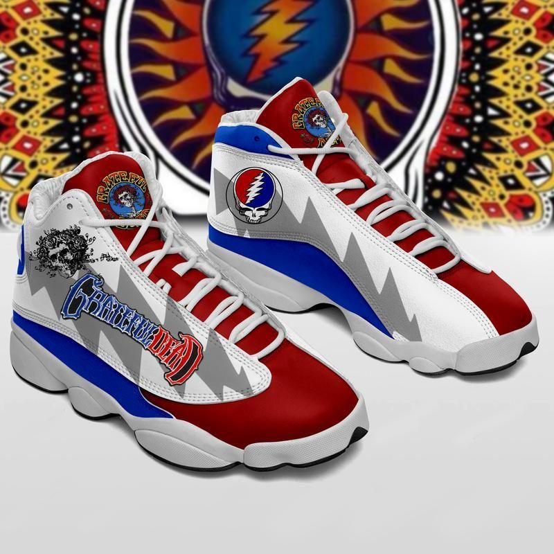 grateful dead form air jordan 13 personalized shoes sport sneakers jd13 sneakers personalized shoes design