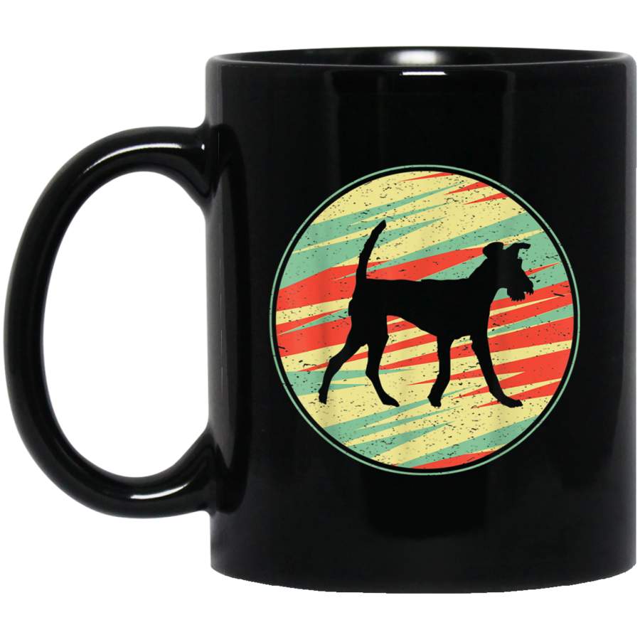 Irish Terrier Retro Vintage Silhouette Cute Dog Gift Mug