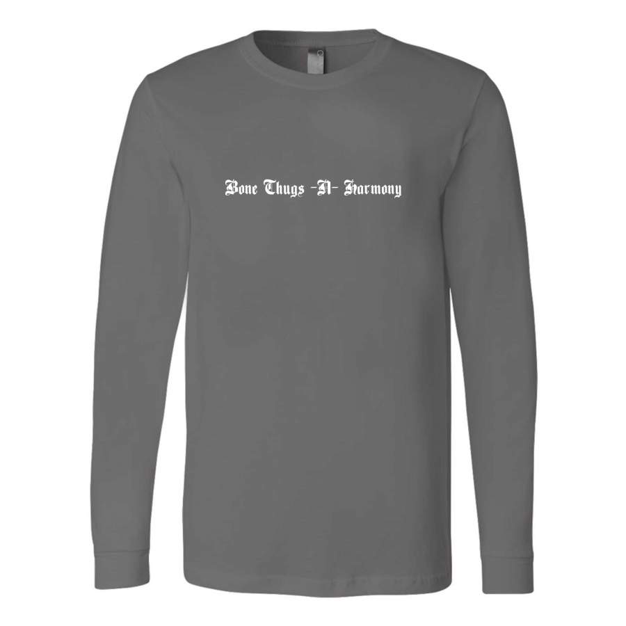 Bone Thugs N Harmony Logo Classic Hip Hop Eazy Rap Vintage Style Rappers Long Sleeve T-Shirt