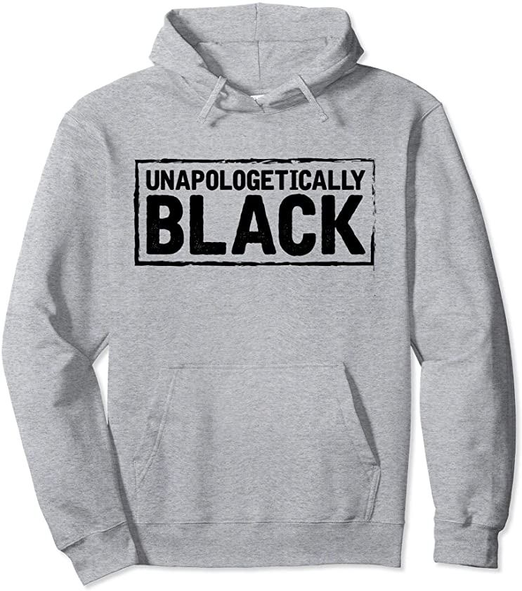 Unapologetically Black Lives Matter BLM Pride Grey Hoodie