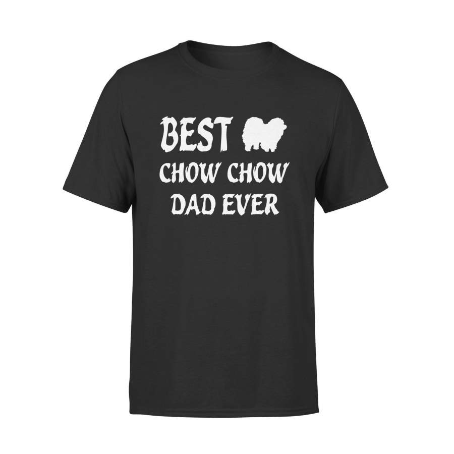 Father’s Day Black Best Chow Chow Dad Ever Tshirt – Standard Tee