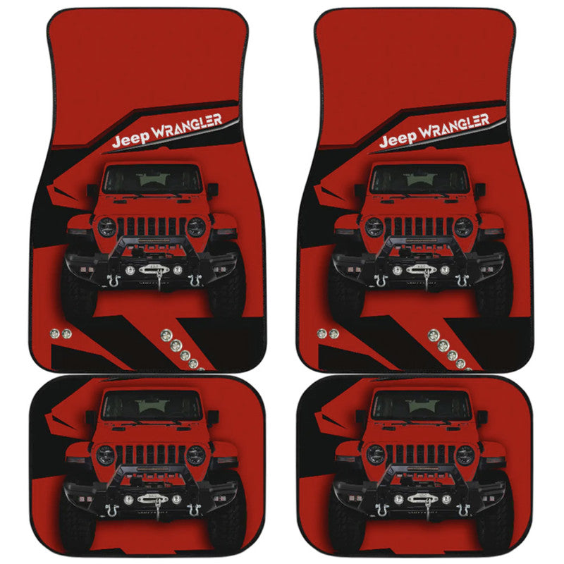 Jeep Car Mats – Car Floor Mats Car Accessories Wrangler – Red Lt8