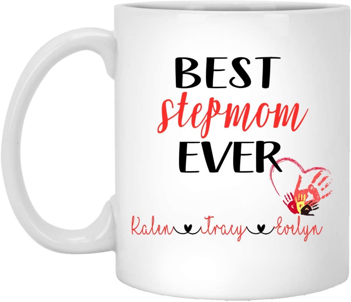 Best Stepmom Ever Coffee Mug – Personalized Mug – Father’S Day Gift – Gift For Stepmom – Fathers Day Mug – Stepmom Coffee Cup – Stepmom Coffee Mug 15Oz