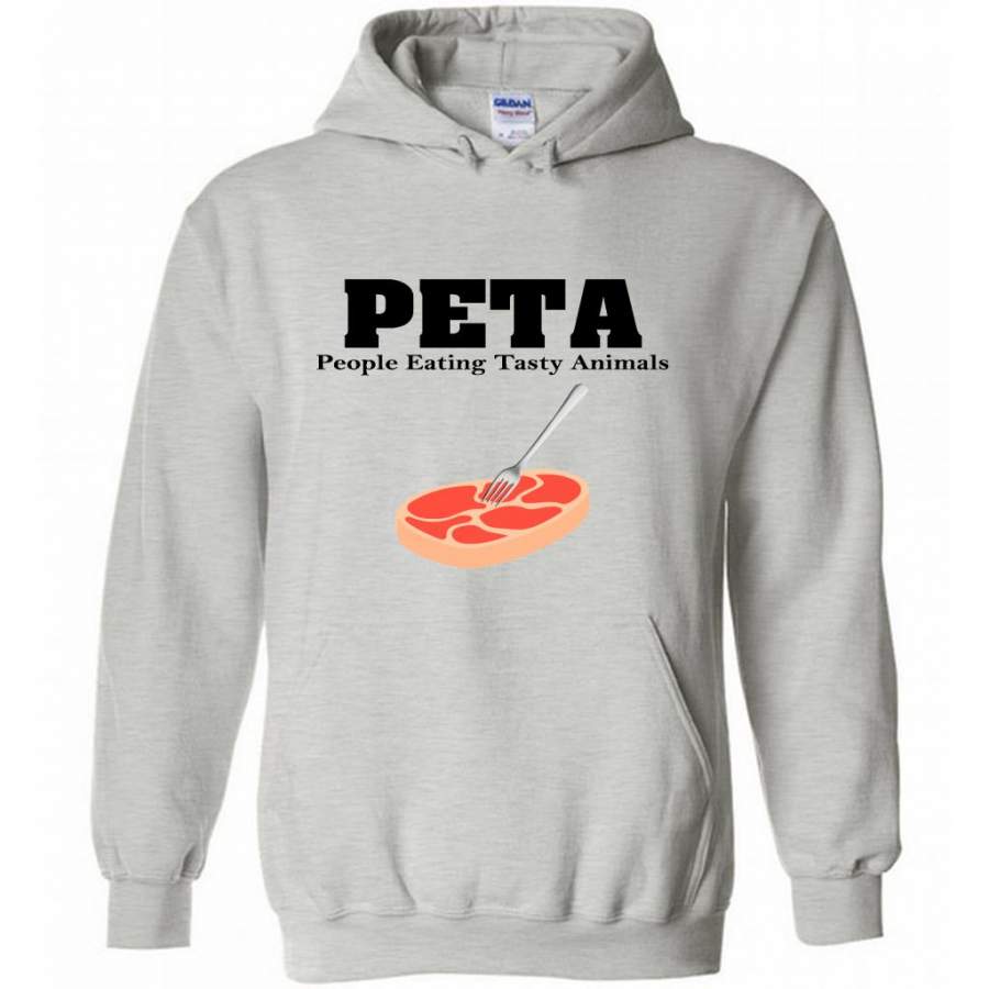 PETA People Eating Tasty Animals (w) – Gildan Heavy Blend Hoodie