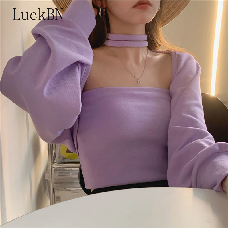 Autumn Women Design Sexy Loose-fitting Bolero Solid Elegant Belt All-match Cropped Sweaters Fashion Shawl Ulzzang Feminine Cape alx