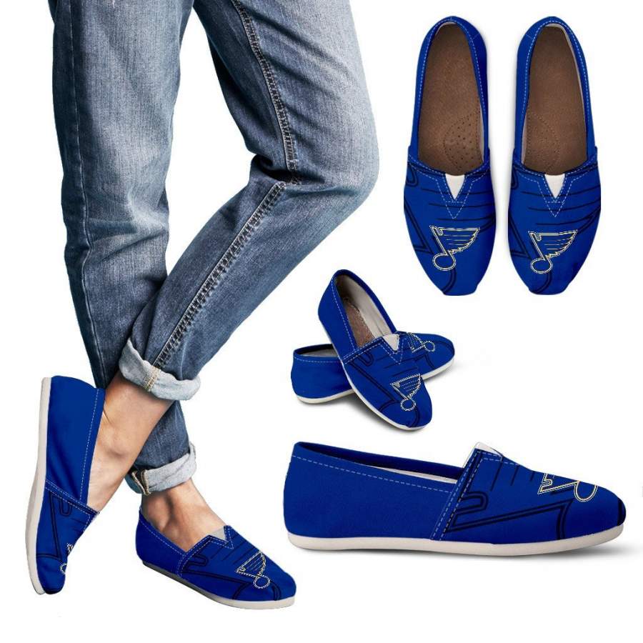 Mixing Tiny Logo Fantastic St. Louis Blues Casual Shoes