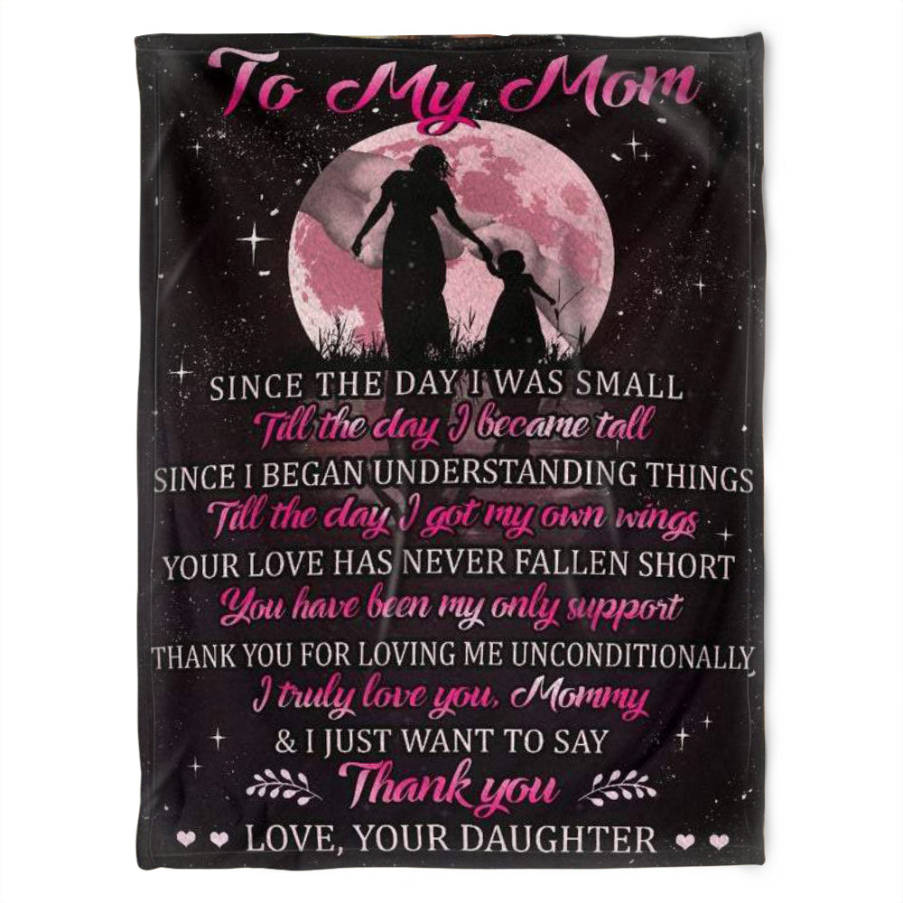 To My Mom Blanket, I Truly Love You Mommy And I Just Want To Say, Gift For Mom Family Home Decor Bedding Couch Sofa Soft And Comfy Cozy