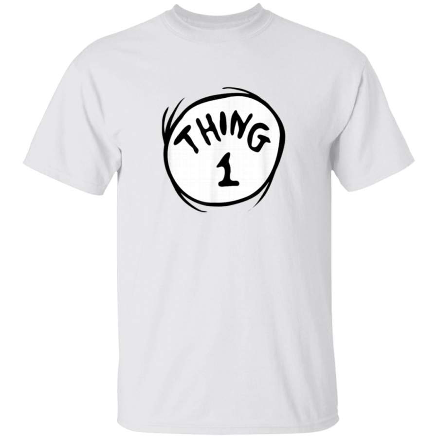 Dr Seuss Thing 1 Emblem Color Option TShirt