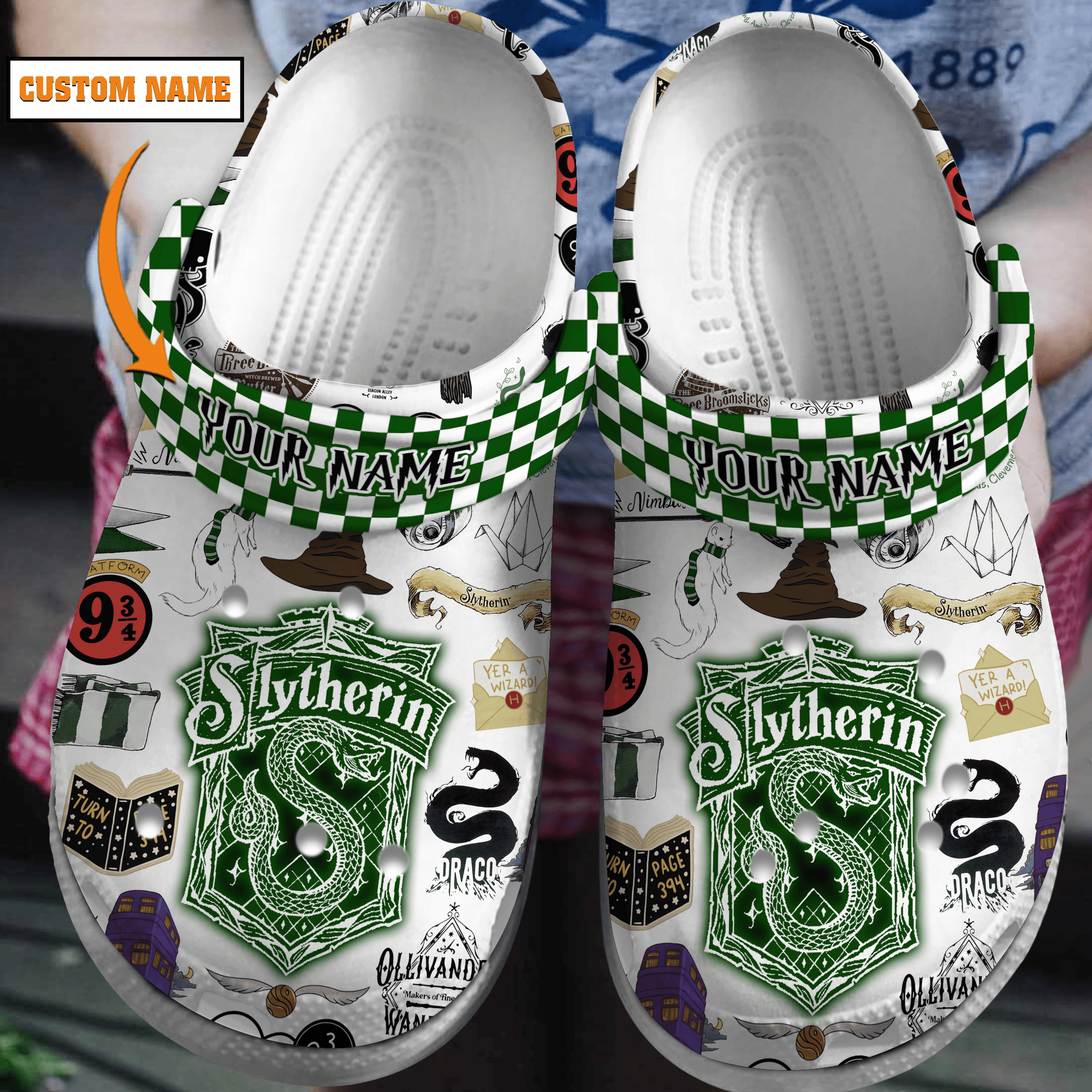 Harry Potter Slytherin Movie Crocss Clogs For Men Women And Kid Ht1706577390