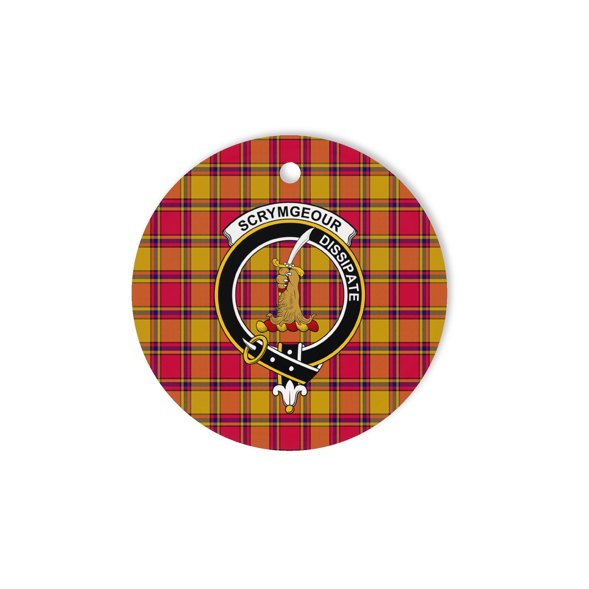 Scrymgeour Scottish Clan Plaid Ornament Gift. Christmas Tree Ornament Scrymgeour Clan Tartan Ornament Great Christmas Ornaments Gift