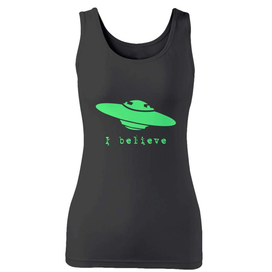 Aliens I Believe Woman’s Tank Top