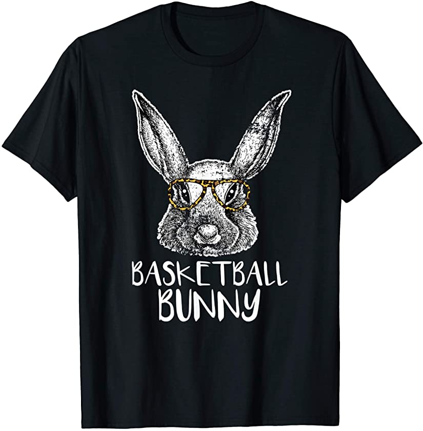 Basketball Bunny Funny Matching Easter Bunny Egg Hunting T-Shirt