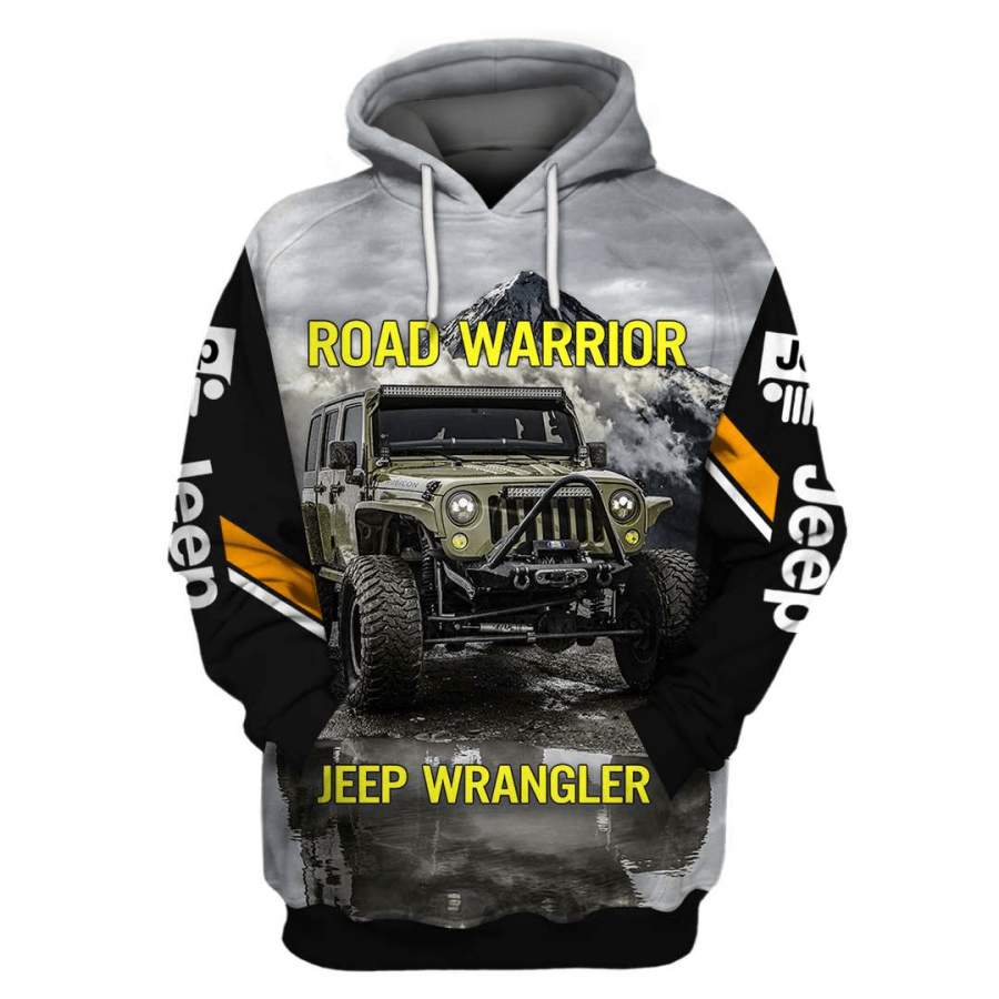 Road Warrior Jeep Wrangler Branded Unisex Hoodie