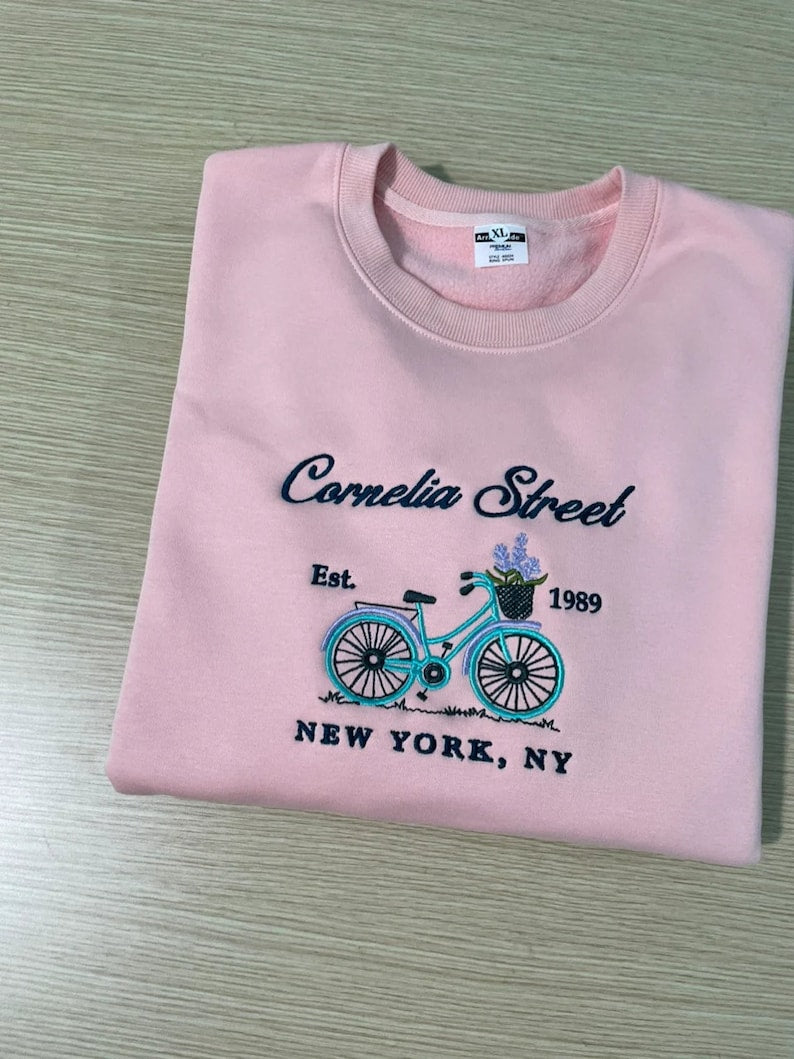 New York Embroidered Sweatshirt 2D Crewneck Sweatshirt All Over Print Sweatshirt For Women Sweatshirt For Men Sws3251