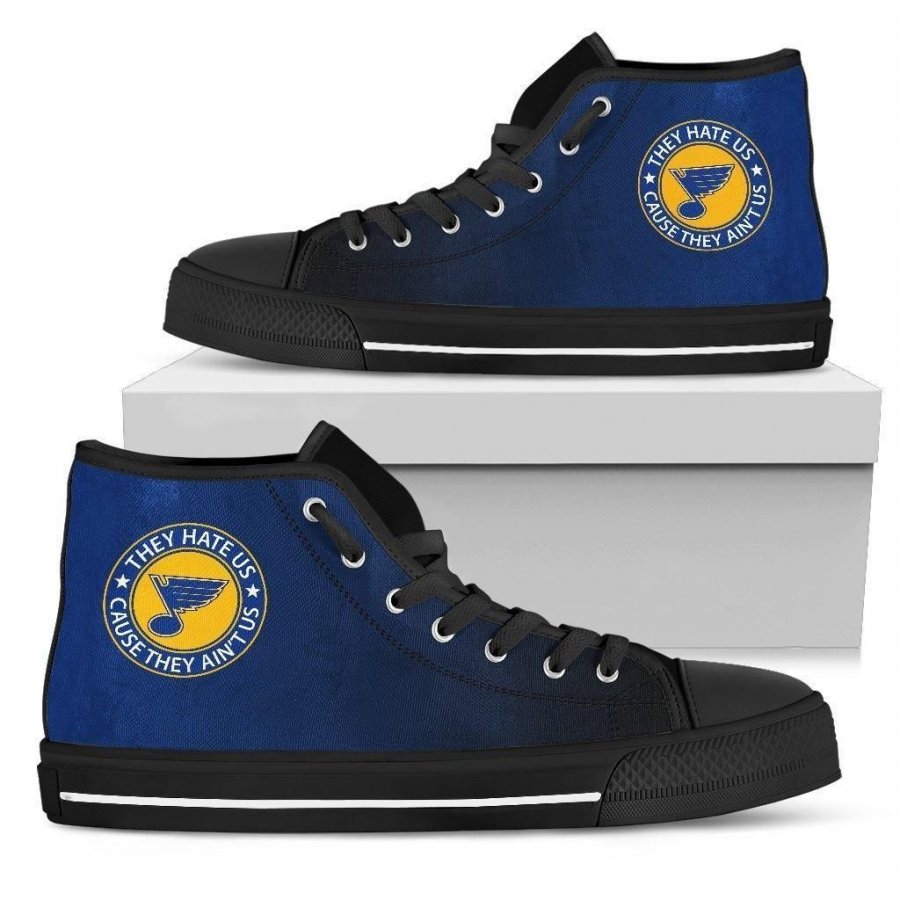 Cool They Hate Us Cause They Ain�t Us St. Louis Blues High Top Shoes