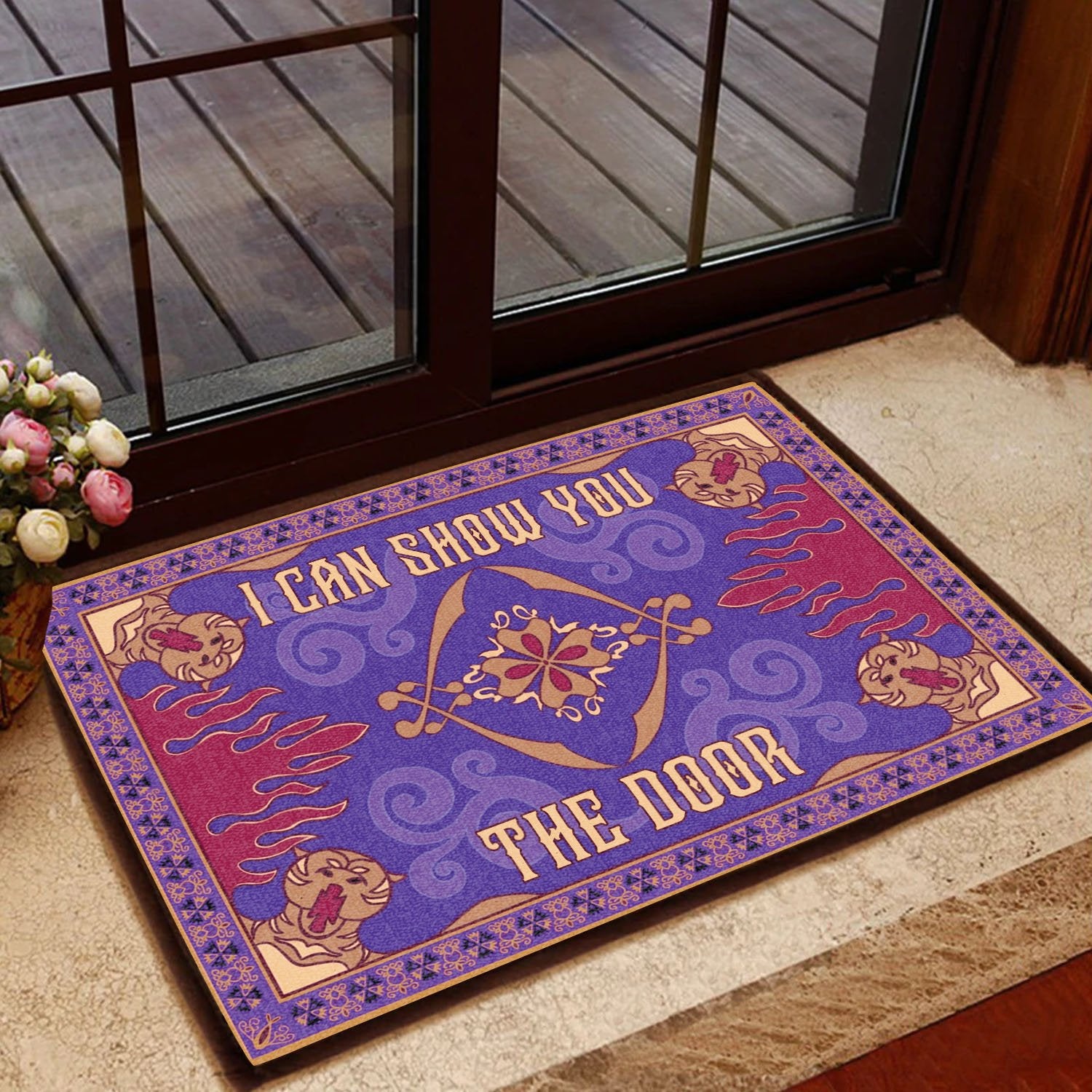 I Can Show You The Door All Over Printing Doormat Pre2241