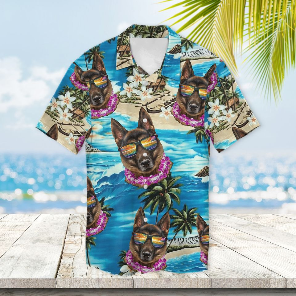 German Shepherd Hawaii Shirt Unisex Adult Ha101854