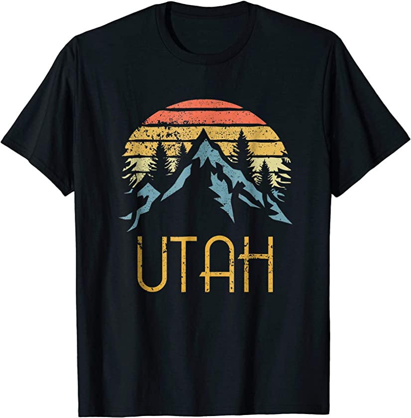 Vintage UT, Utah Mountains Outdoor Adventure T-Shirt