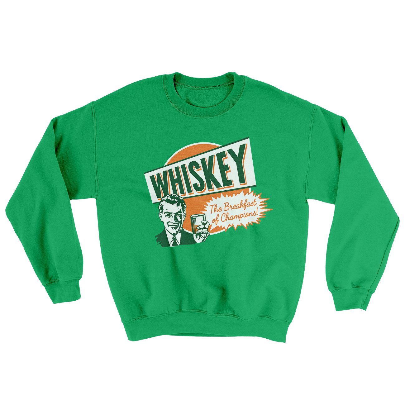 Whiskey For Breakfast Ugly Sweater