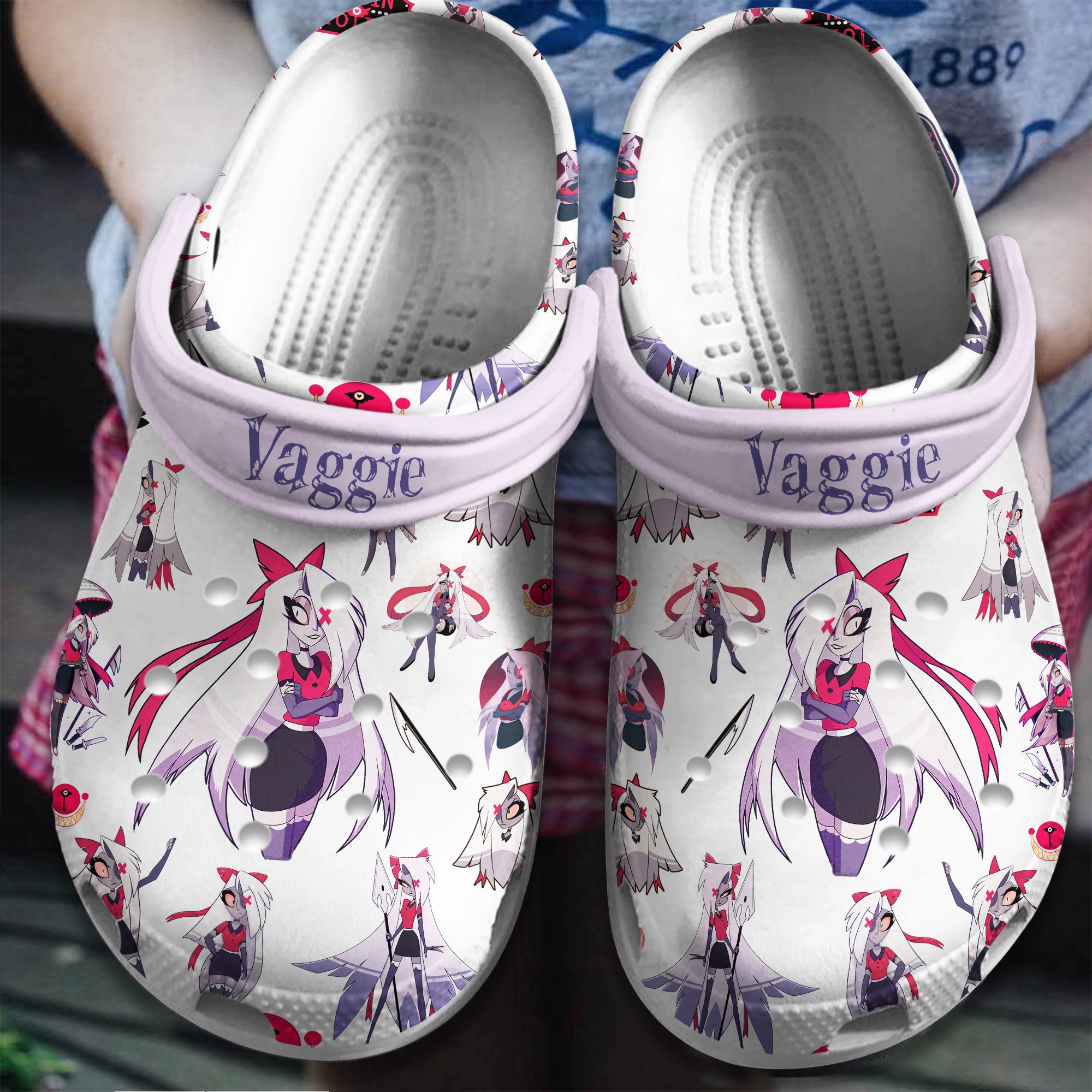 Vaggie Hazbin Hotel Tv Series Crocss Clogs For Men Women And Kid Ht1706991308