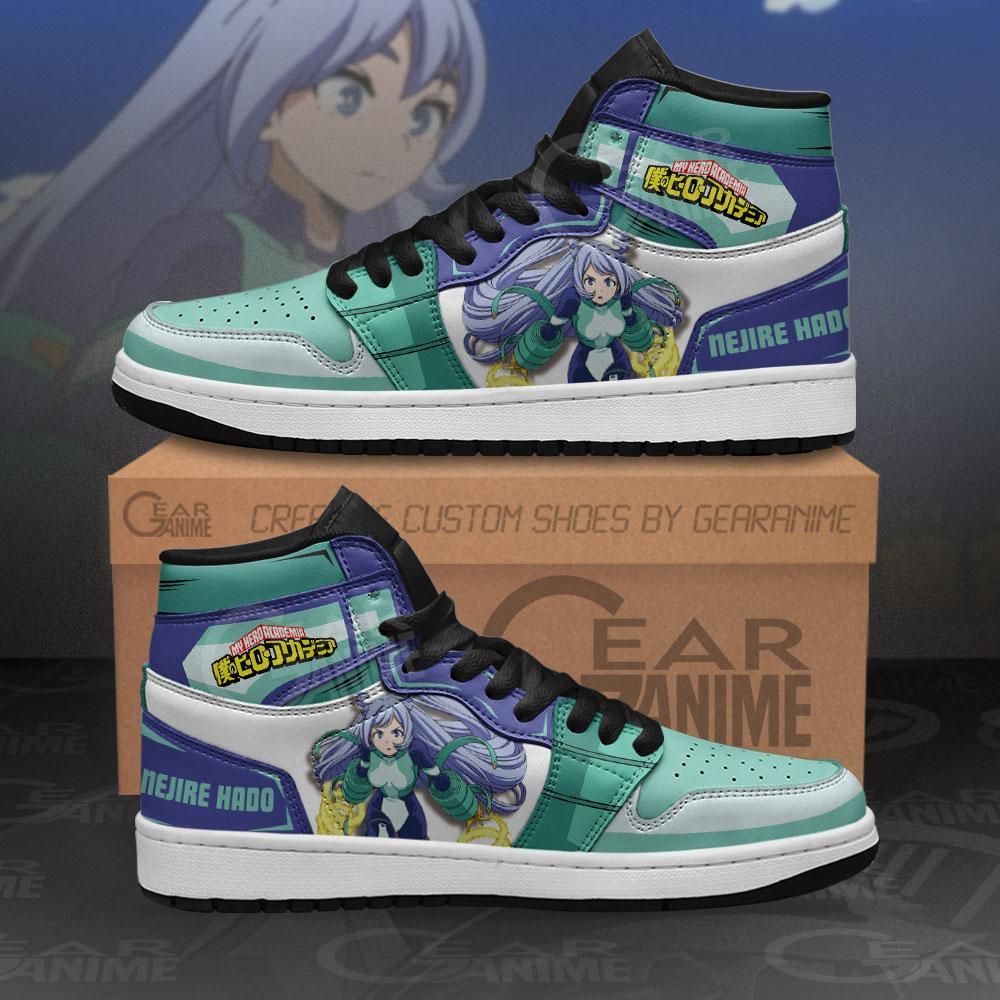 Bnha Nejire Hado My Hero Academia Anime Air Jordan Shoes Sport Sneakers