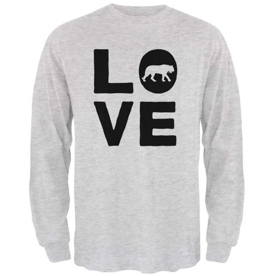 Tiger Love Series Mens Long Sleeve T Shirt