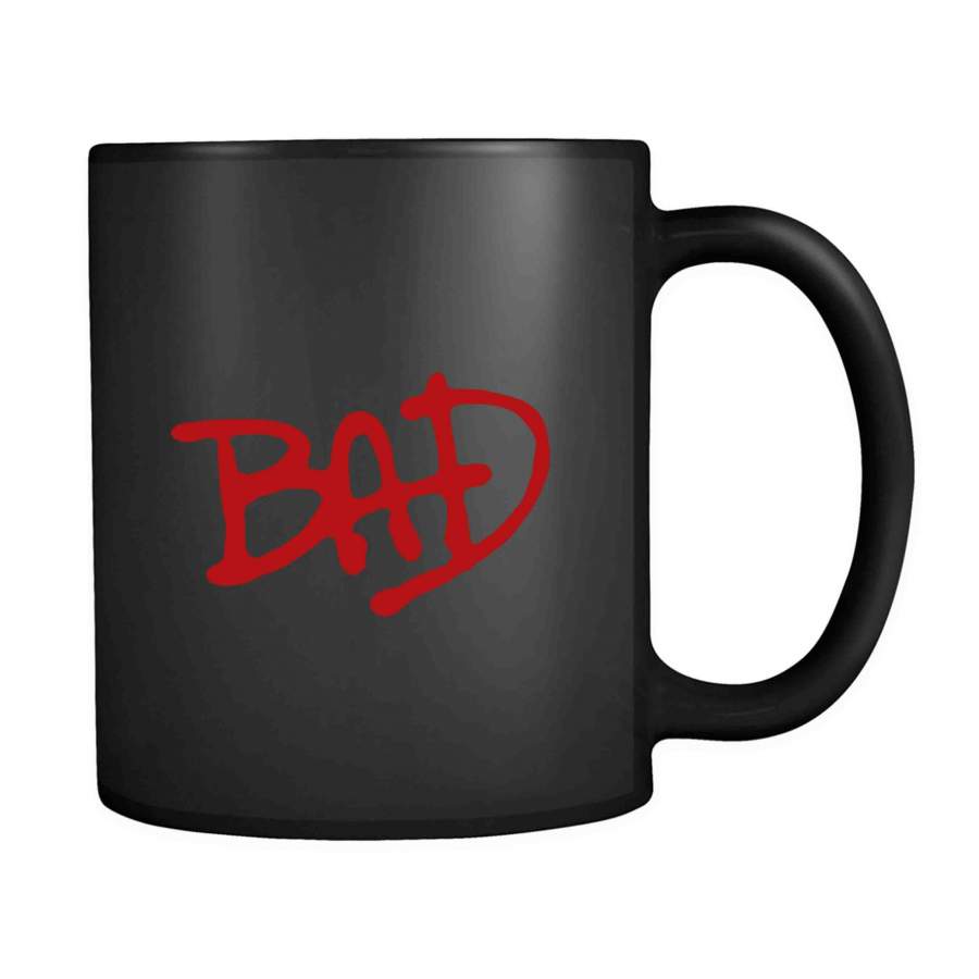 Bad Michael Jackson Logo 80s King Of Pop Dance 11oz Mug