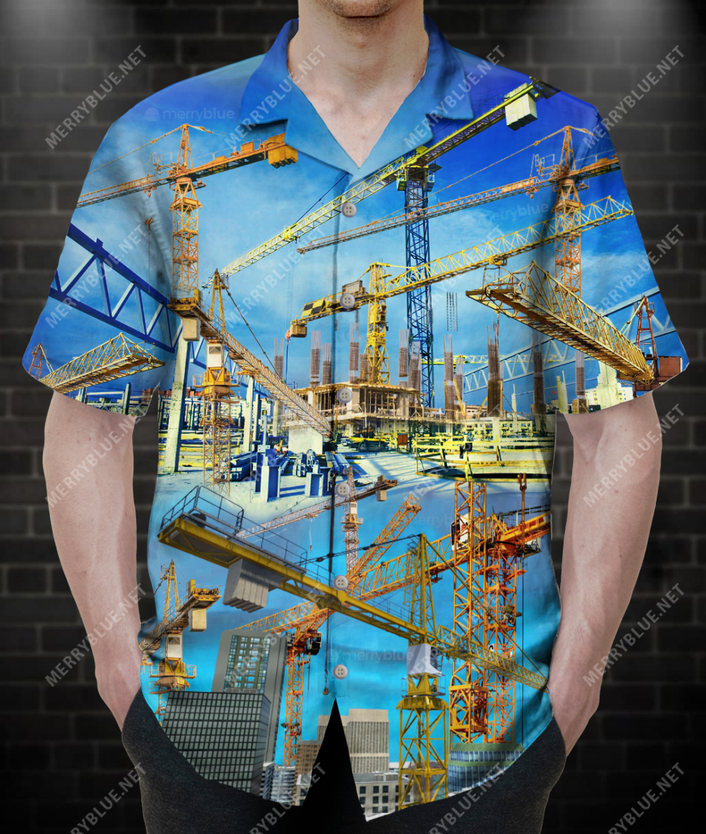 Real Men Operate Crane Machine Unisex Hawaii Shirt Ha107016