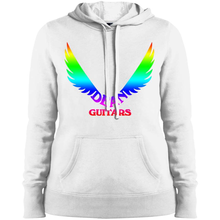 AGR Dean Guitars Logo Rainbow Ladies’ Pullover Hooded Sweatshirt