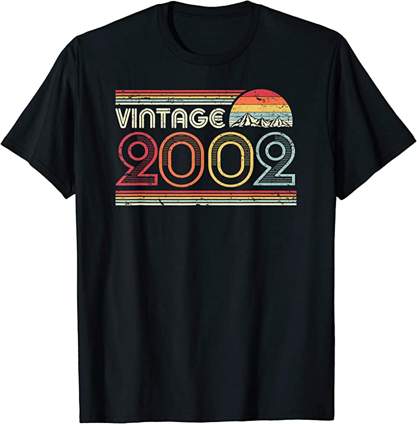 18th Birthday Gift Shirt. Classic, Vintage 2002 T-Shirt