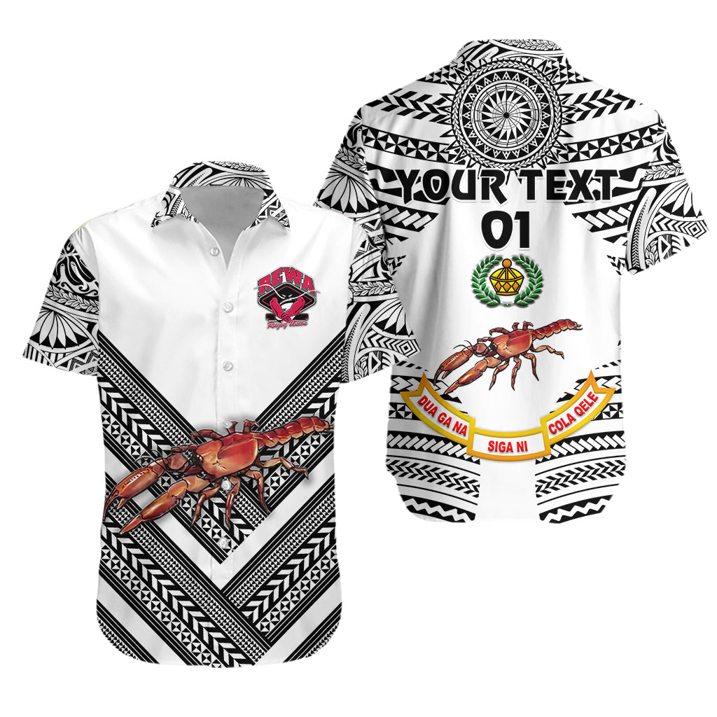 (Custom Personalised) Fiji Rewa Rugby Union Hawaiian Shirt Creative Style – White, Custom Text And Number Lt8