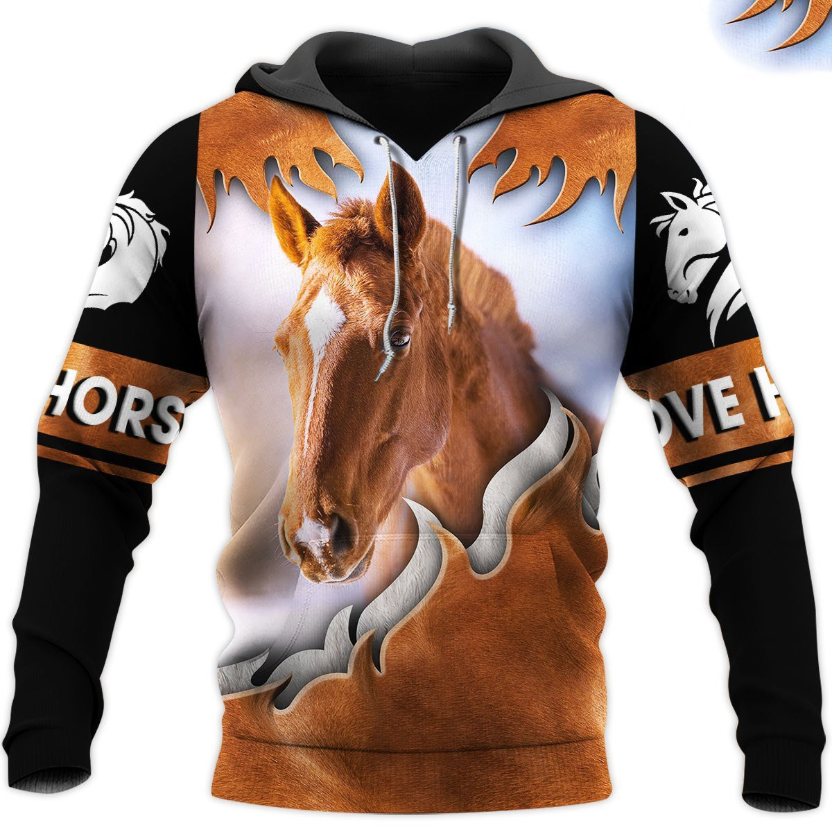 Love Horse 3D All Over Printed Shirts For Men And Women Tt130415