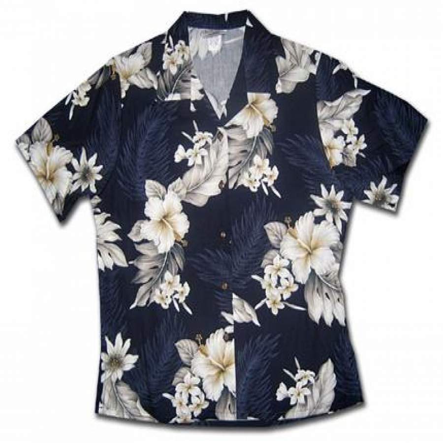 Floral Garden Night Hawaii Shirt Ha19222