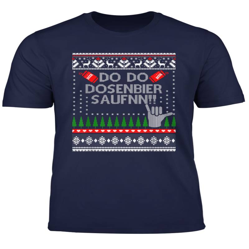 Ugly Christmas Dosenbier Saufnn Mallorca Party T Shirt