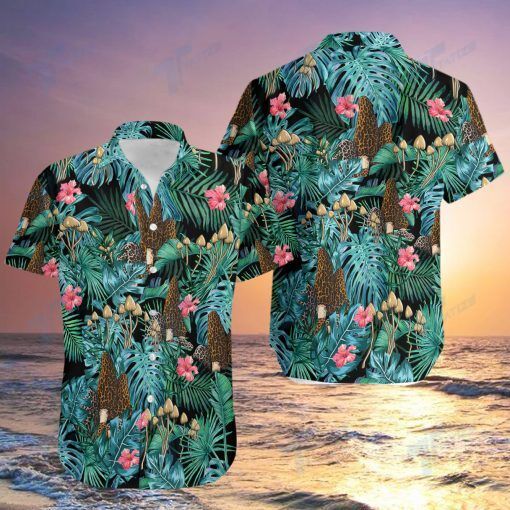 Mushroom Tropical Pattern Hawaii Shirt Ha61321