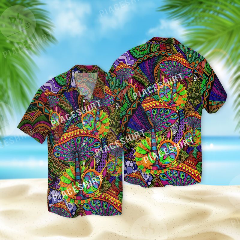 Colorful Floral Hippie Full Print Hawaii Shirt Ha7324