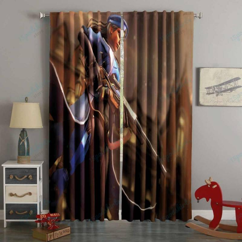 3D Printed Ana Overwatch Style Custom Living Room Curtains