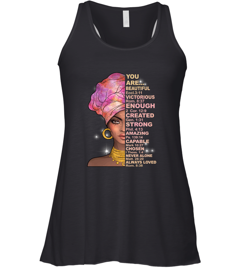 Black Girl You Are Beautiful Racerback Tank
