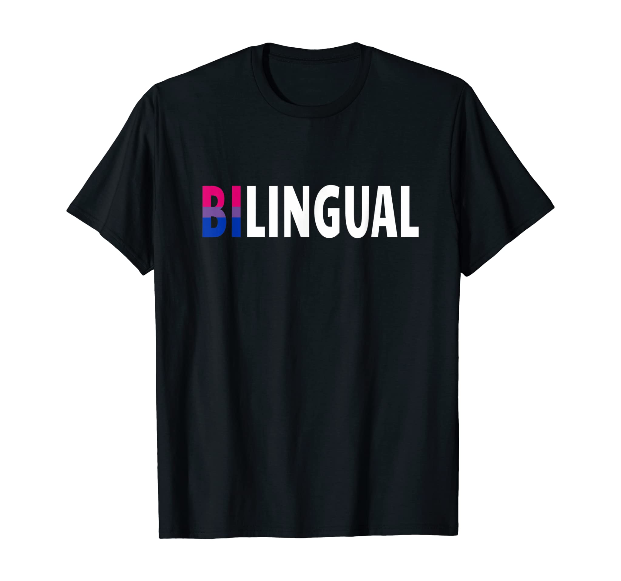 Funny Bi Pride Bilingual Bisexual Language Teacher T-Shirt