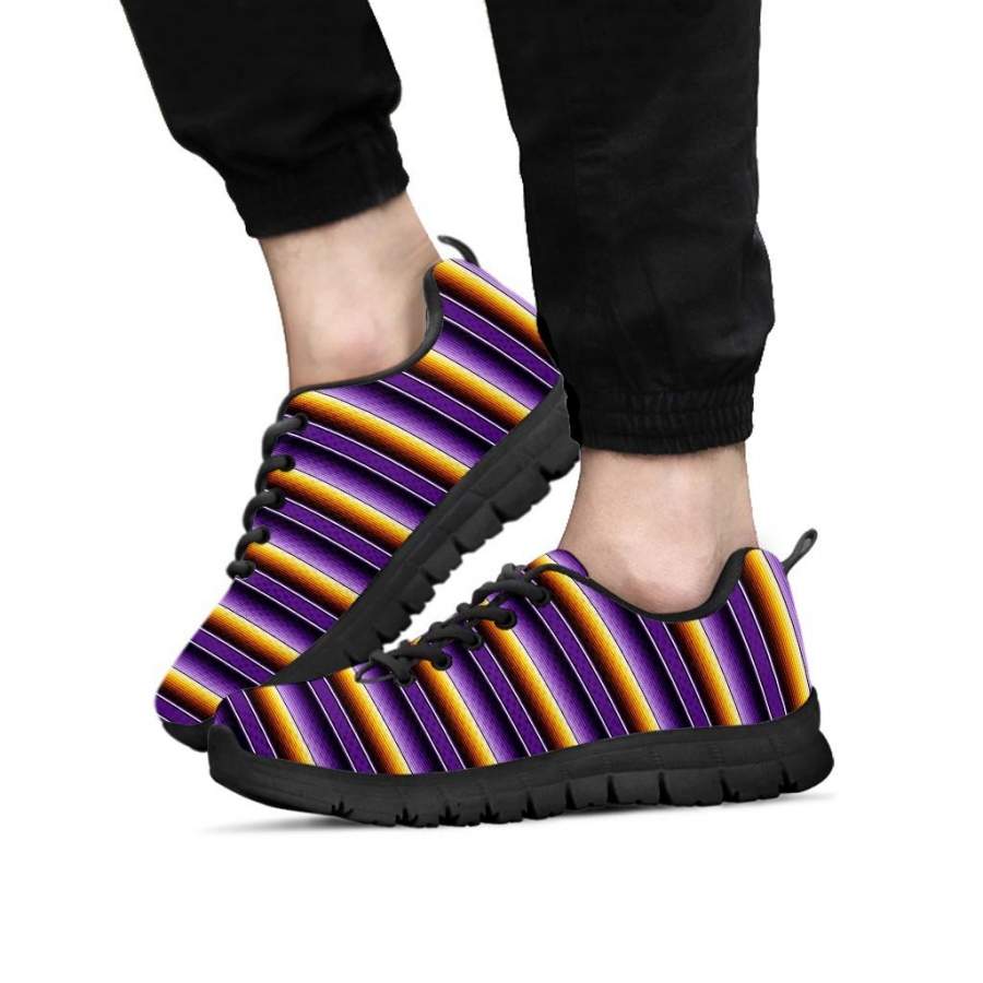 Yellow And Purple Mexican Baja Men’s Sneakers