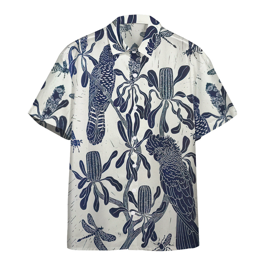 Gearhumans Cockatoo Hawaiian Shirt Ha47091