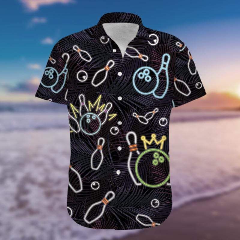 Find Bowling Neon Hawaii Aloha Shirts Ha15998