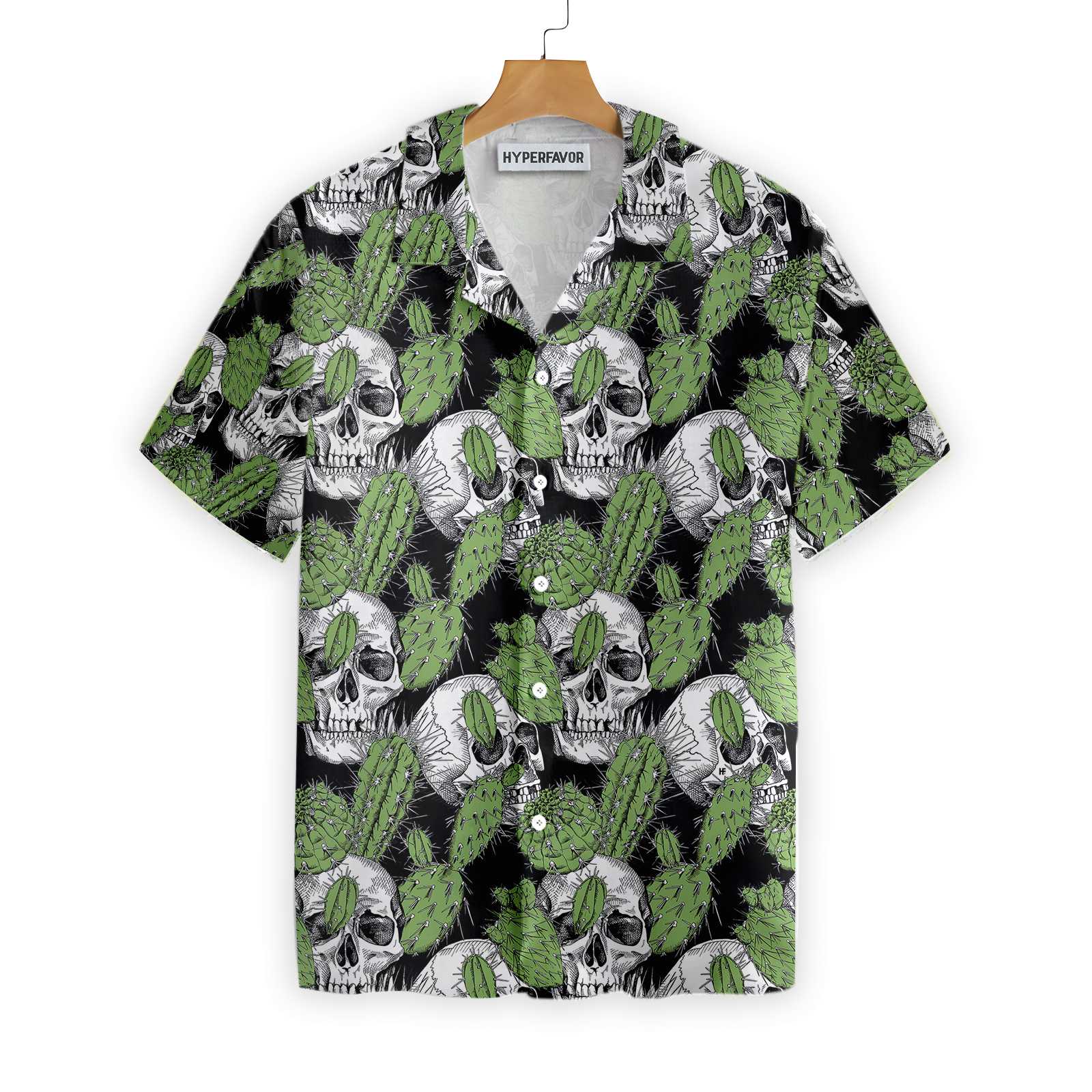 Cactus Skull Shirt For Men Hawaii Ha37206