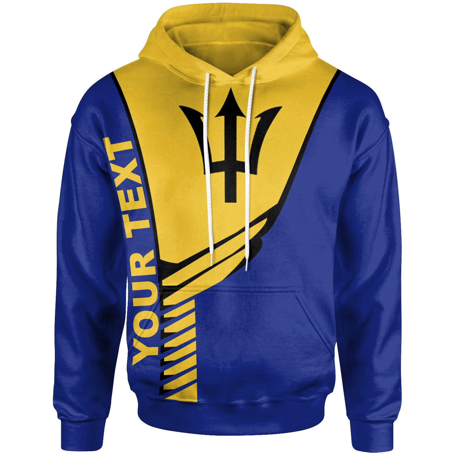 Barbados Custom Personalised  Hoodie – Modern Style – Bn20