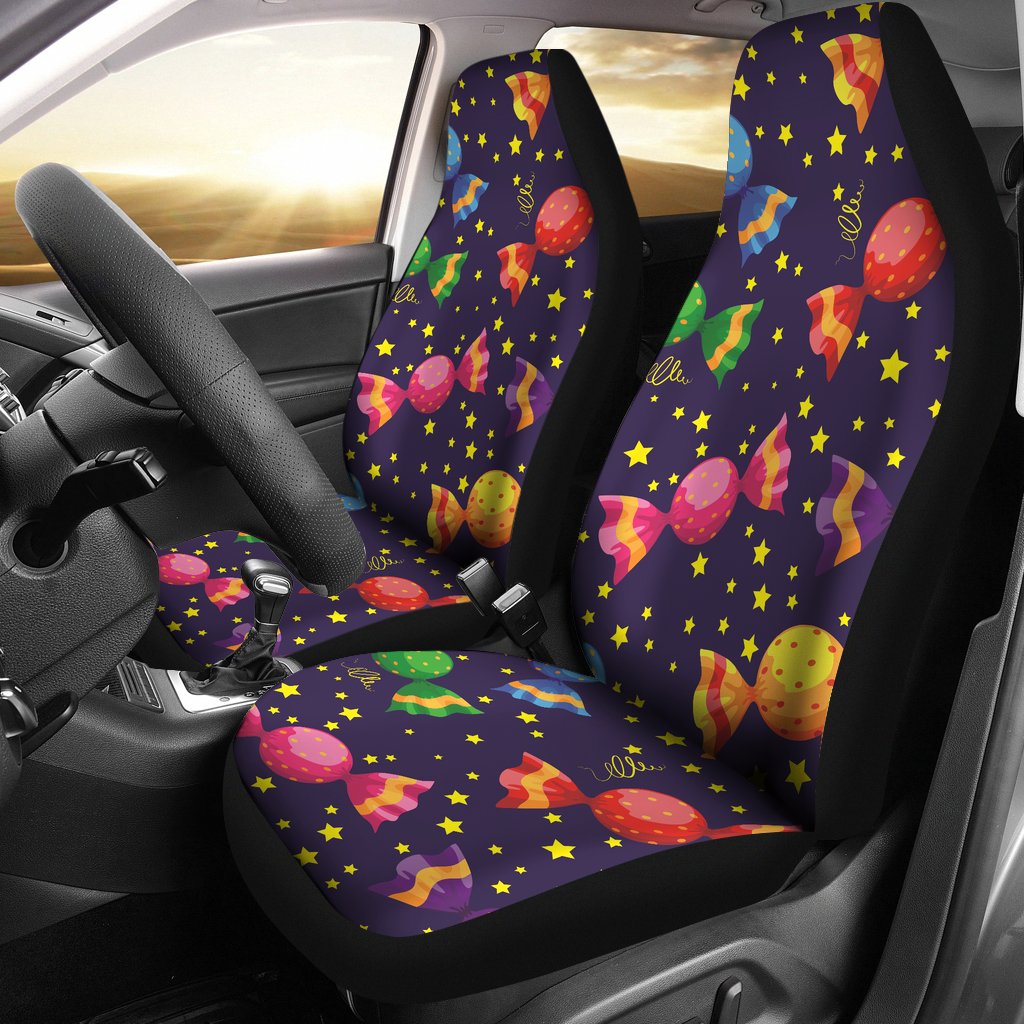 Candy Star Pattern Universal Fit Car Seat Covers