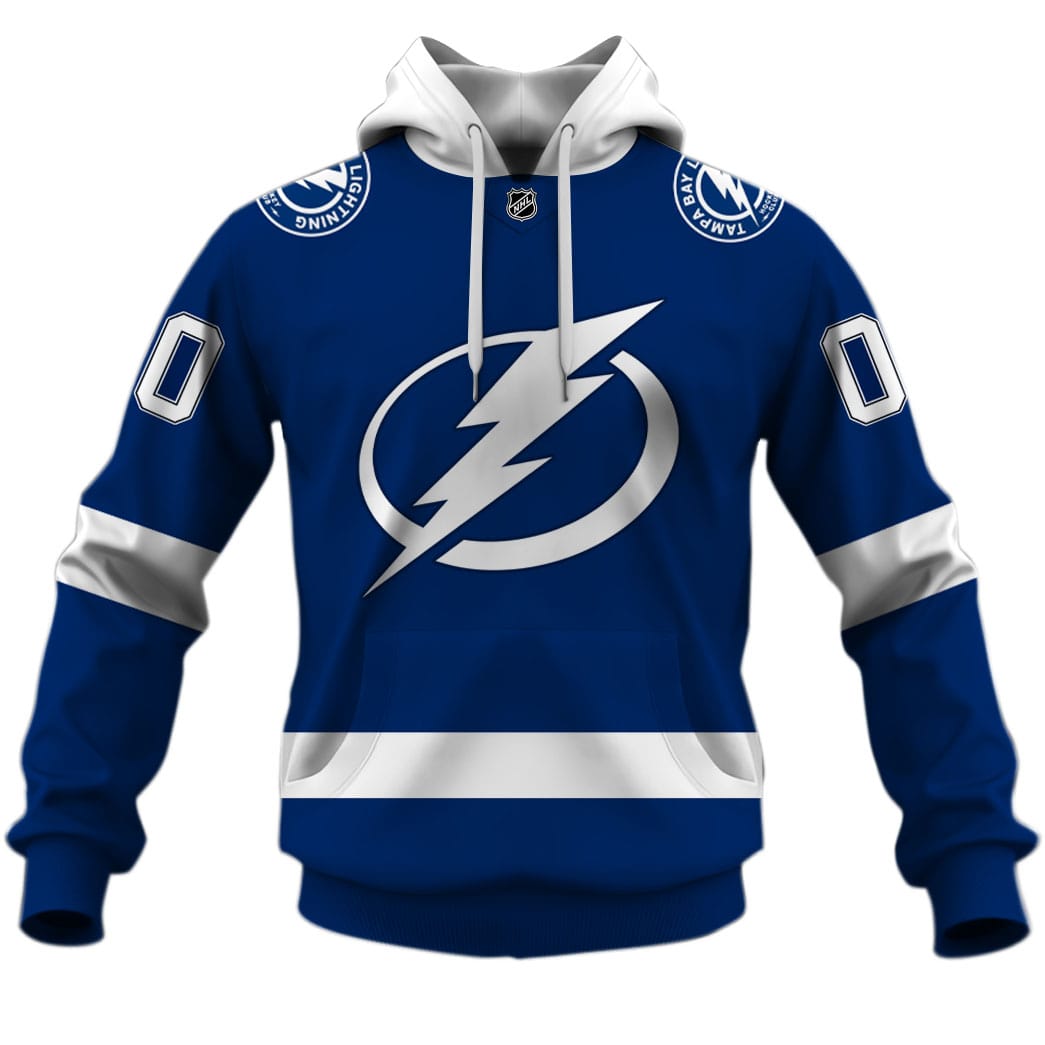 Personalize Tampa Bay Lightning 2020 Home Jersey Personalize Hoodie