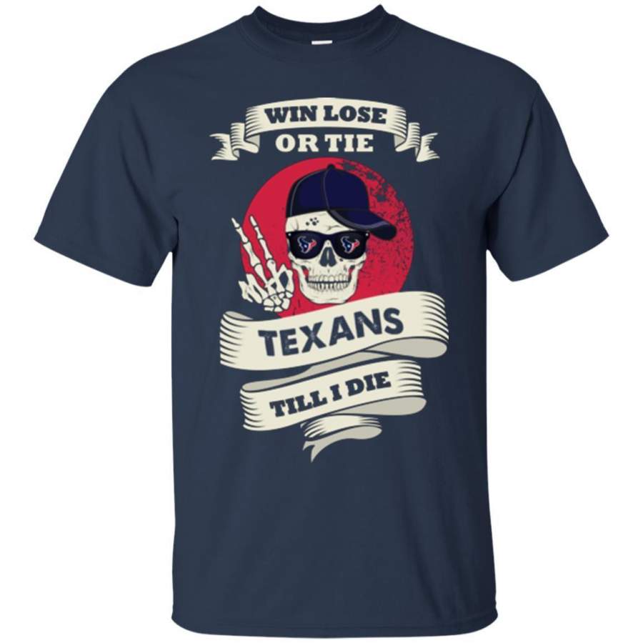 Skull Say Hi Houston Texans T Shirts